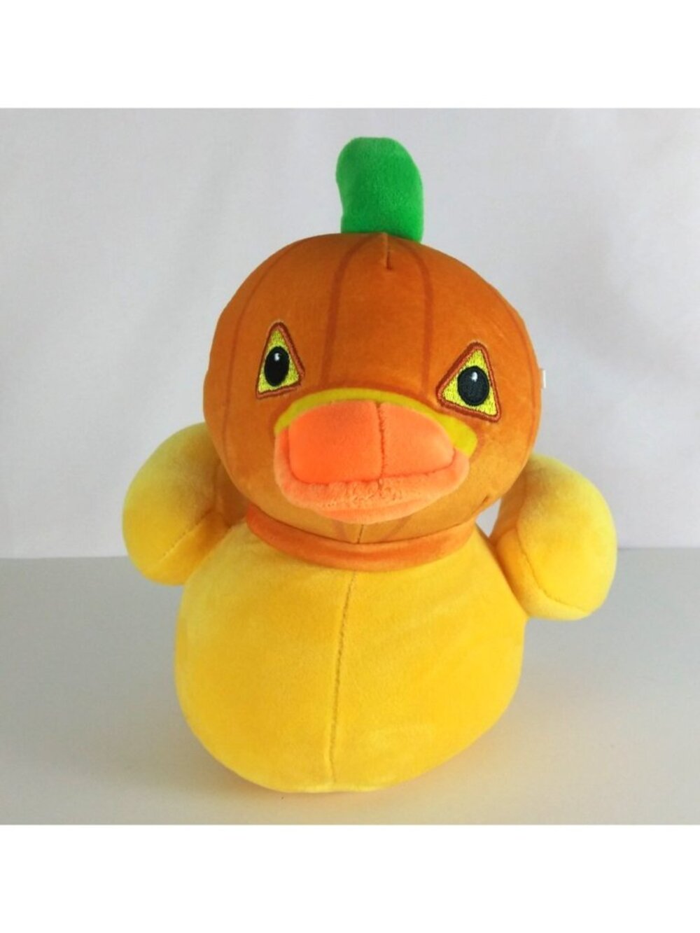 Way to Celebrate Halloween Quackerz Pumpkin Head Duck 8" Plush